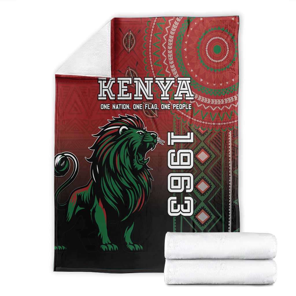 Kenya Jamhuri Day Blanket One Nation One Flag One People LT05
