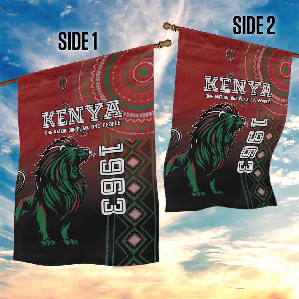 Kenya Jamhuri Day Garden Flag One Nation One Flag One People LT05