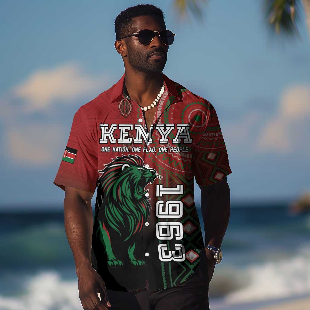 Personalised Kenya Jamhuri Day Hawaiian Shirt One Nation One Flag One People LT05