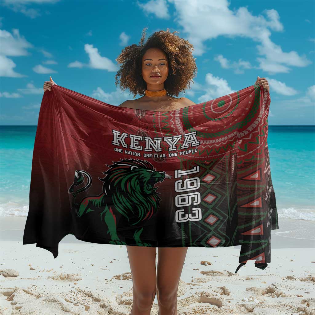 Kenya Jamhuri Day Sarong One Nation One Flag One People LT05