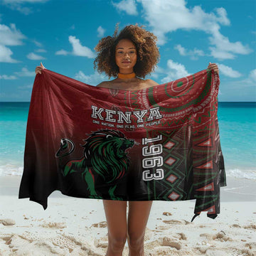 Kenya Jamhuri Day Sarong One Nation One Flag One People LT05