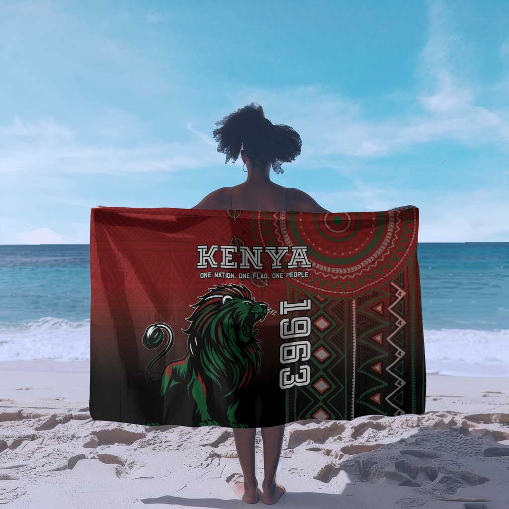 Kenya Jamhuri Day Sarong One Nation One Flag One People LT05