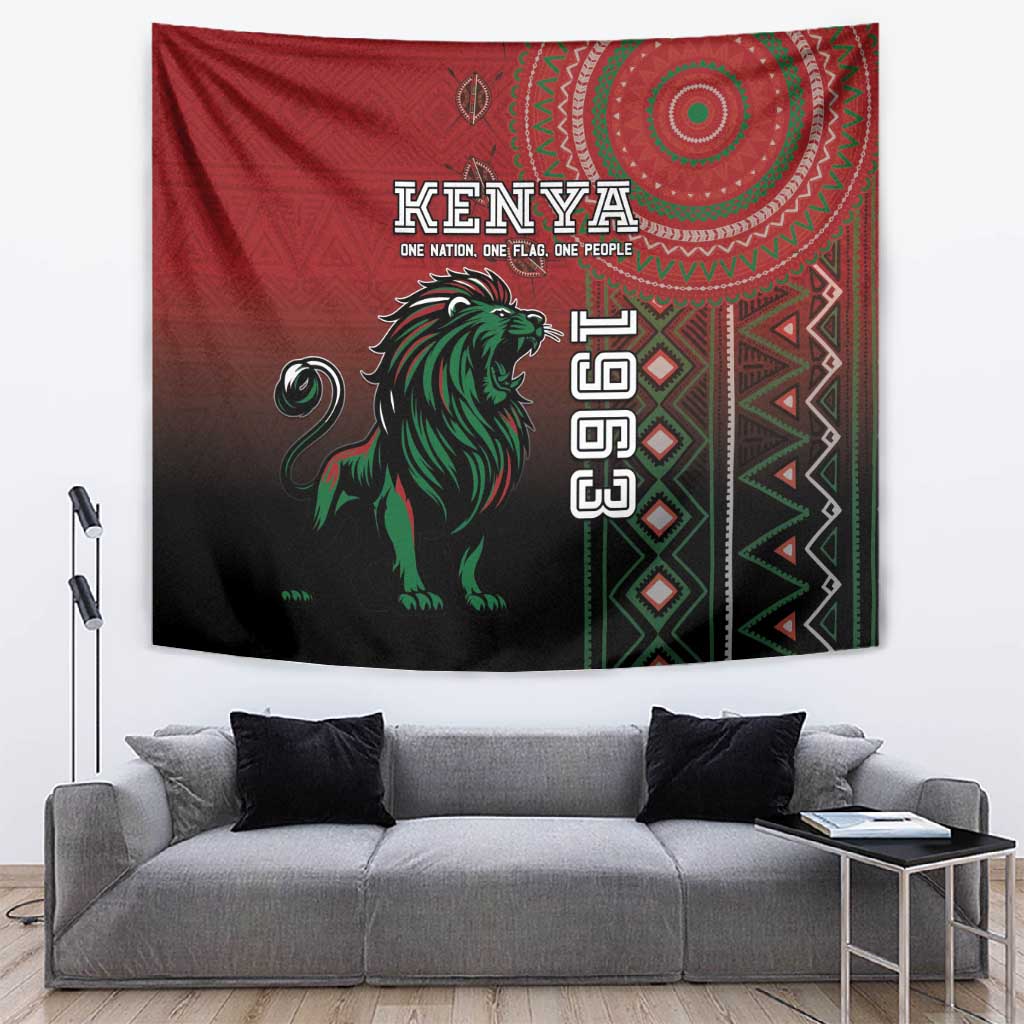 Kenya Jamhuri Day Tapestry One Nation One Flag One People LT05