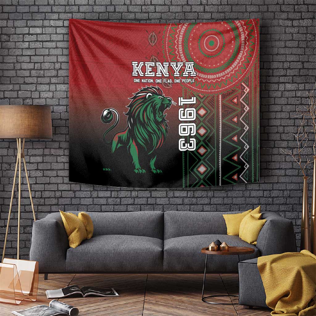 Kenya Jamhuri Day Tapestry One Nation One Flag One People LT05