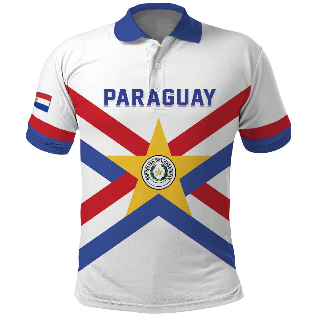 Custom Paraguay Football Polo Shirt Unique Style LT05