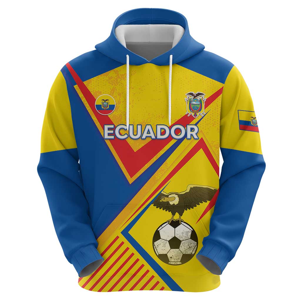 Custom Ecuador Football Hoodie La Tricolor Sporty Style LT05