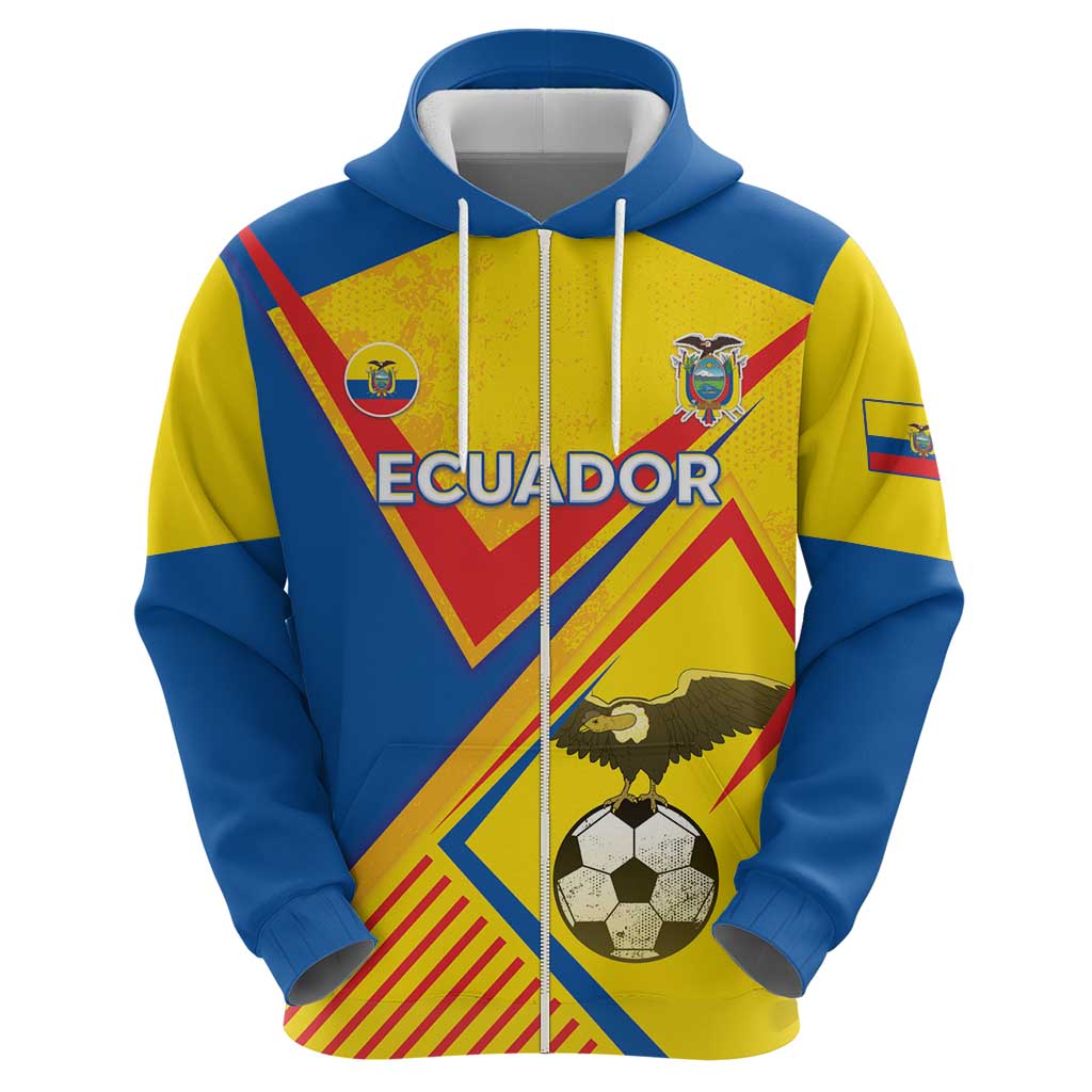 Custom Ecuador Football Hoodie La Tricolor Sporty Style LT05