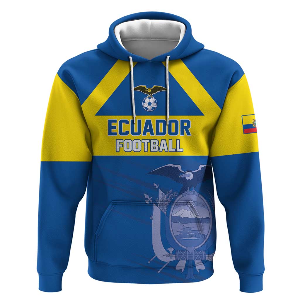 Custom Ecuador Football Hoodie Go Champions LT05