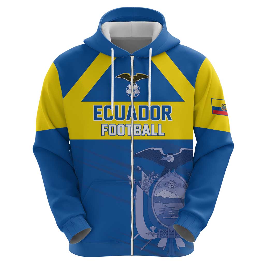 Custom Ecuador Football Hoodie Go Champions LT05