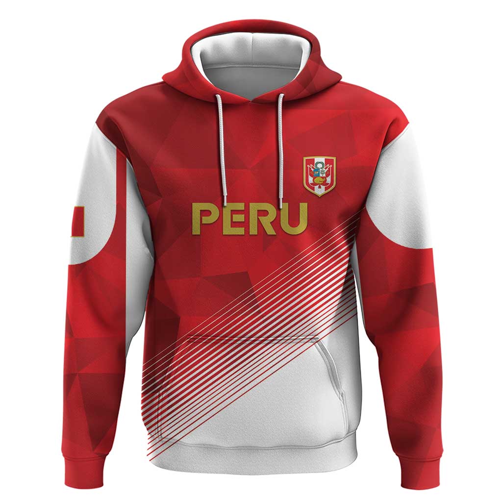 Custom Peru Football Hoodie Sporty Style LT05