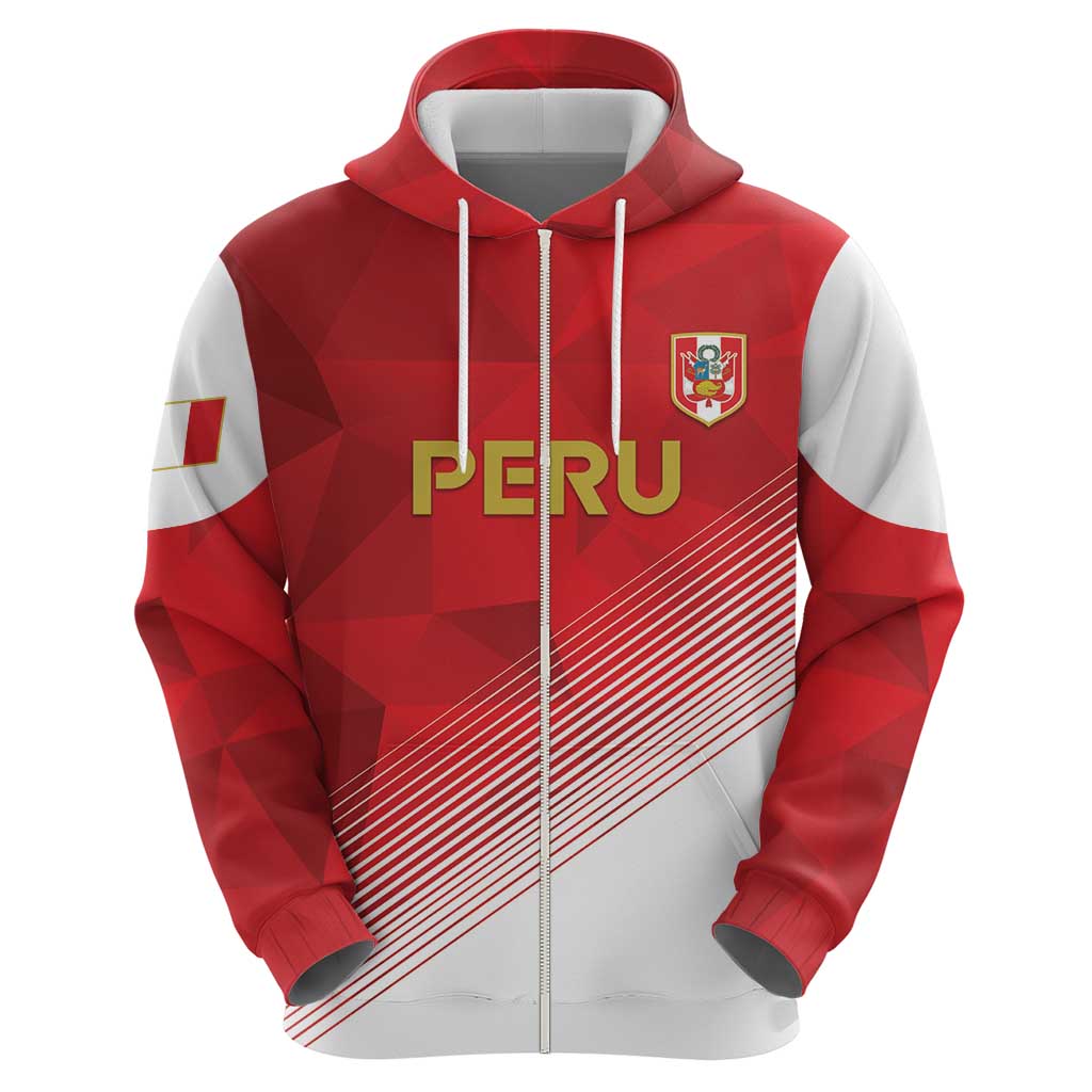 Custom Peru Football Hoodie Sporty Style LT05