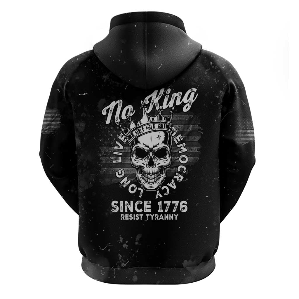No Kings In America Hoodie Resist Tyranny LT05