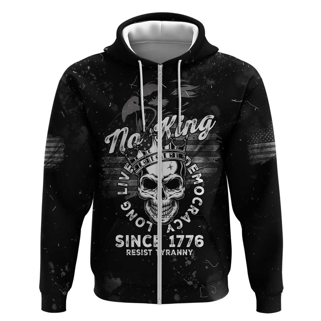 No Kings In America Hoodie Resist Tyranny LT05