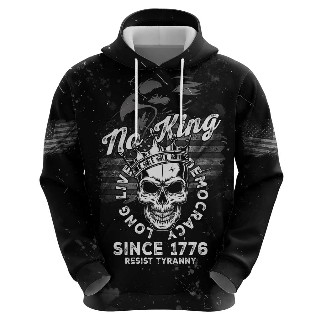 No Kings In America Hoodie Resist Tyranny LT05