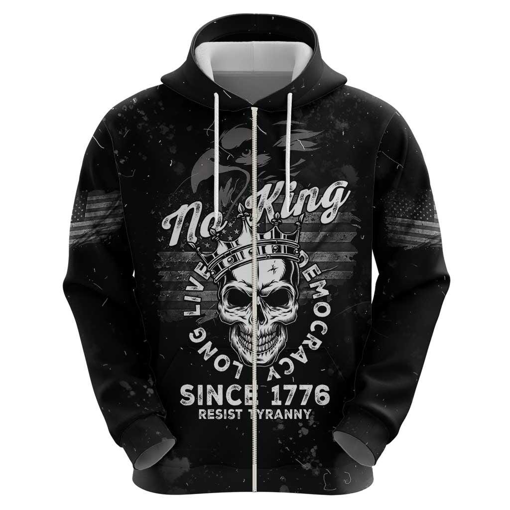 No Kings In America Hoodie Resist Tyranny LT05