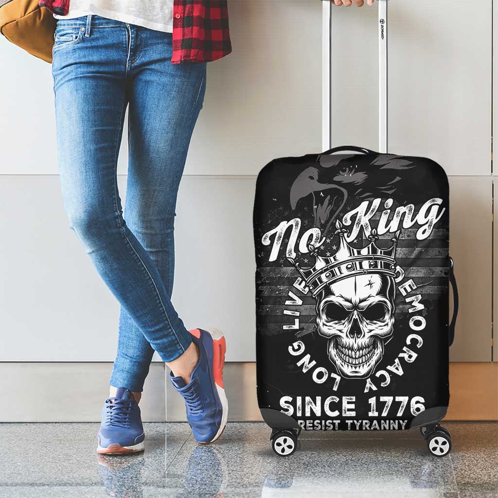 No Kings In America Luggage Cover Resist Tyranny LT05