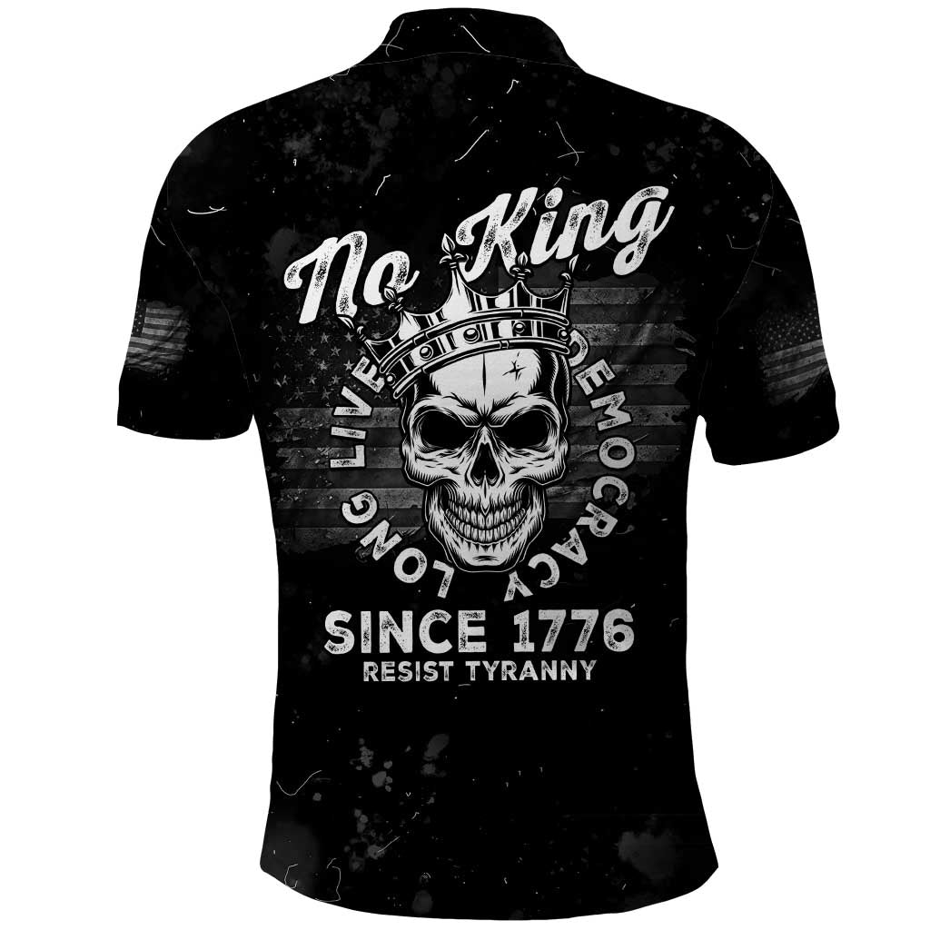 No Kings In America Polo Shirt Resist Tyranny LT05