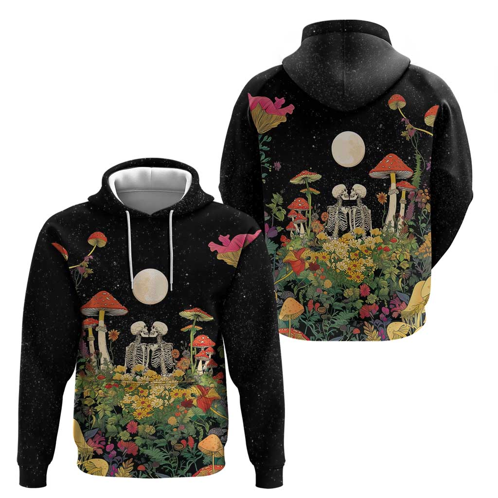 Skeleton Lovers Hoodie Hippie Gothic Aesthetic LT05
