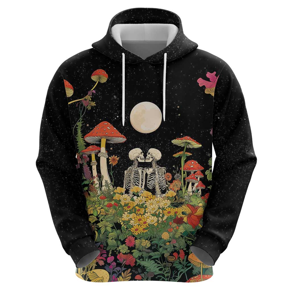Skeleton Lovers Hoodie Hippie Gothic Aesthetic LT05