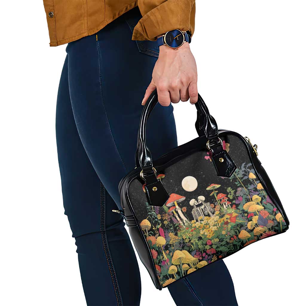Skeleton Lovers Shoulder Handbag Hippie Gothic Aesthetic LT05