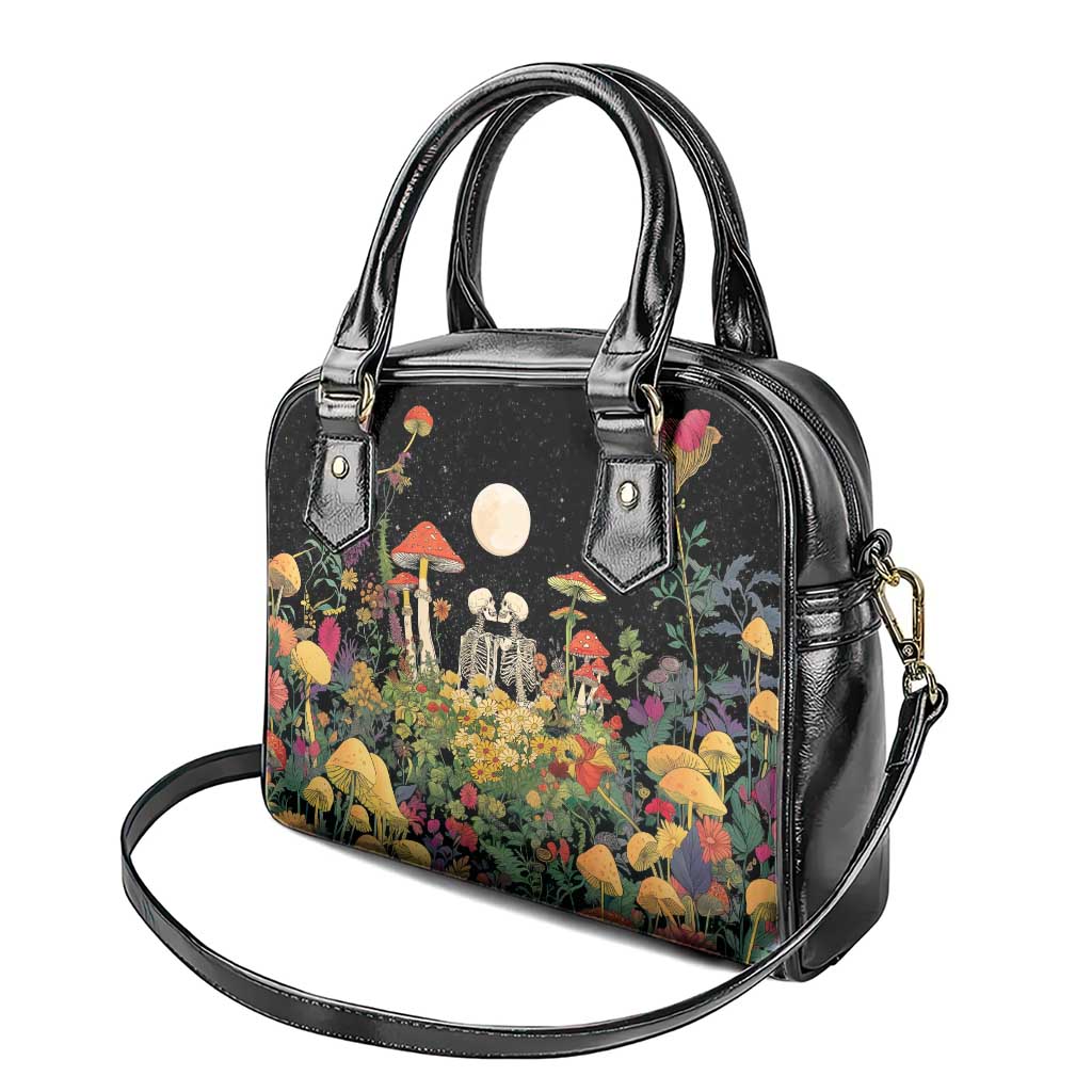 Skeleton Lovers Shoulder Handbag Hippie Gothic Aesthetic LT05