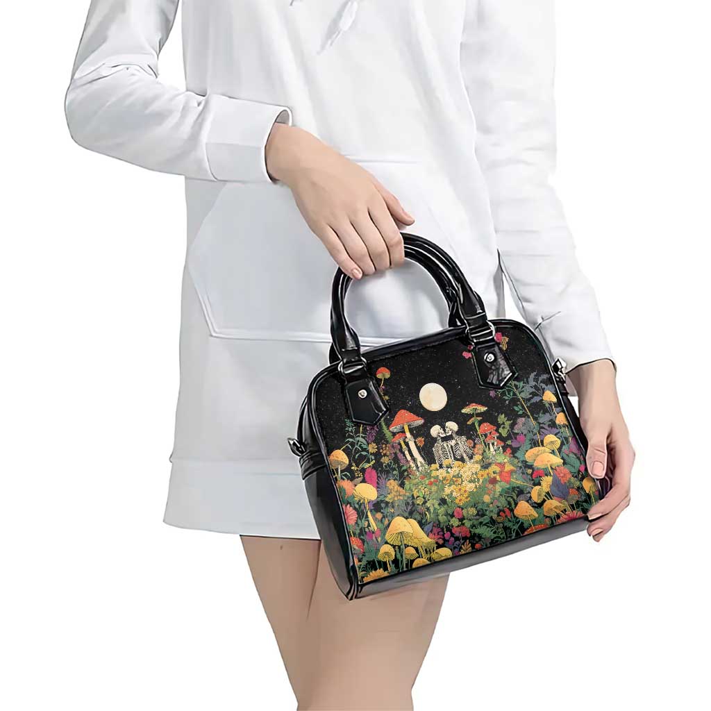 Skeleton Lovers Shoulder Handbag Hippie Gothic Aesthetic LT05