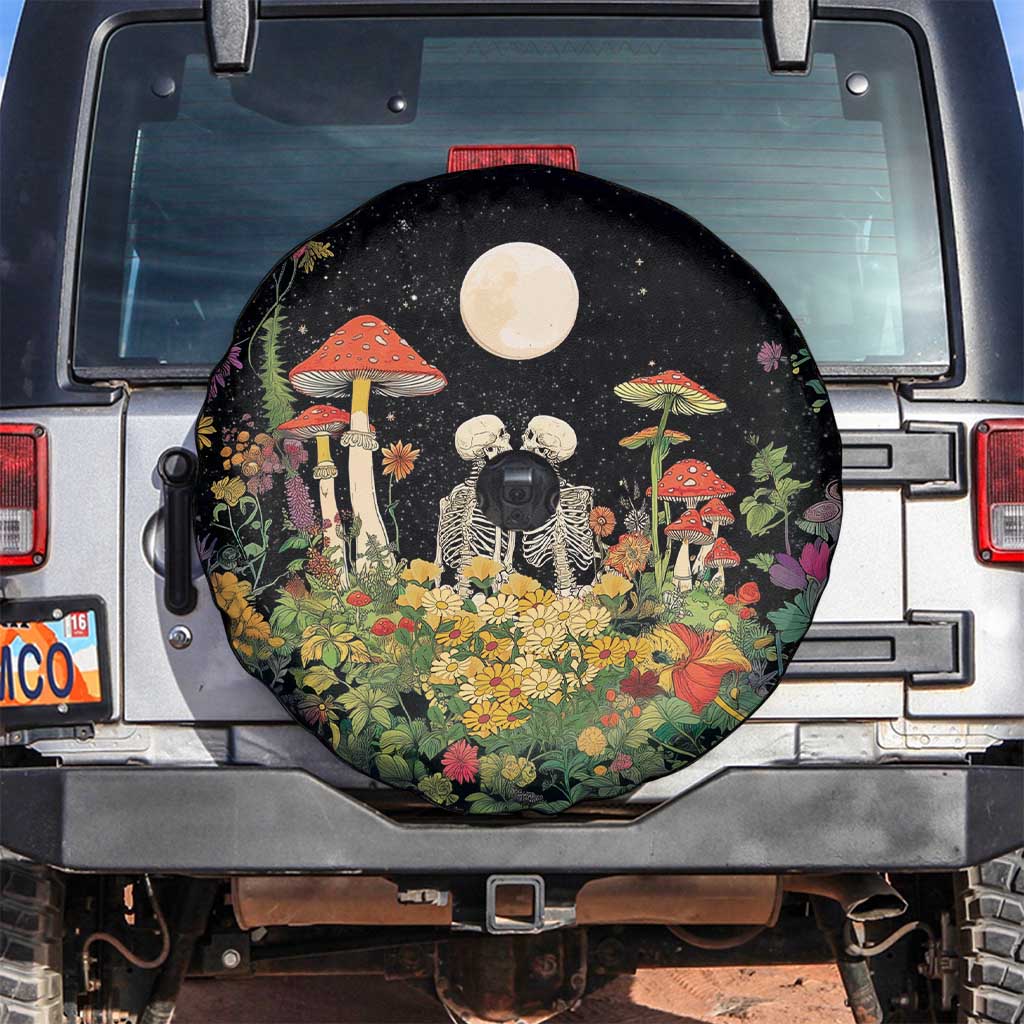 Skeleton Lovers Spare Tire Cover Hippie Gothic Aesthetic LT05