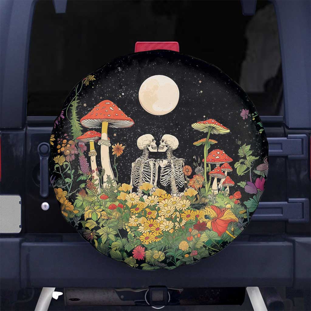 Skeleton Lovers Spare Tire Cover Hippie Gothic Aesthetic LT05