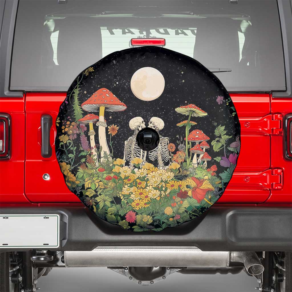Skeleton Lovers Spare Tire Cover Hippie Gothic Aesthetic LT05