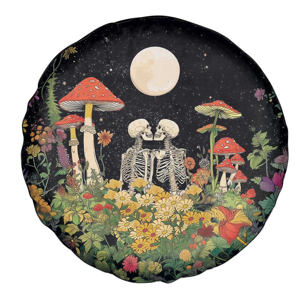 Skeleton Lovers Spare Tire Cover Hippie Gothic Aesthetic LT05
