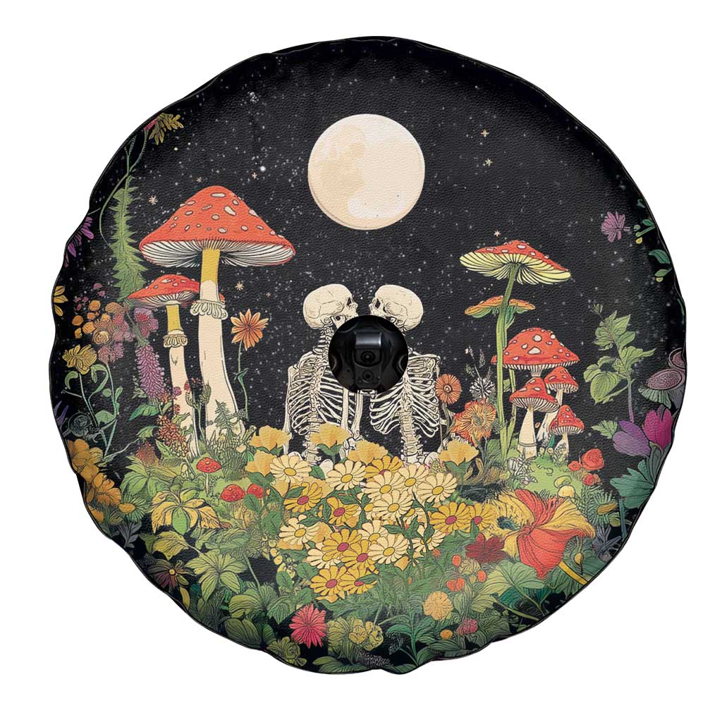 Skeleton Lovers Spare Tire Cover Hippie Gothic Aesthetic LT05