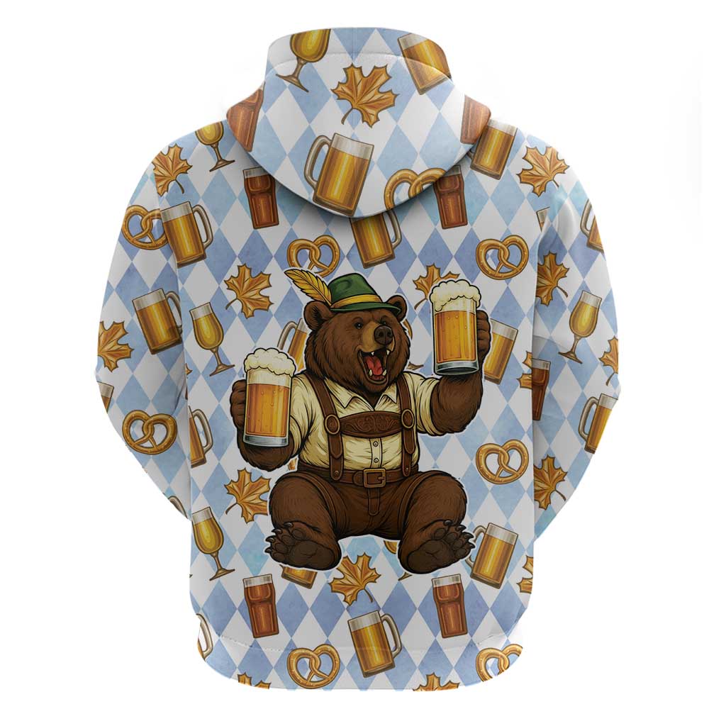 Funny Beer Oktoberfest Hoodie Ich Bin Nur Wegen Dem Bier Hier LT05