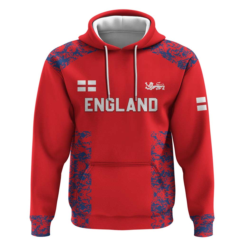 Custom England Cricket Hoodie Go Three Lions Simple Style LT05