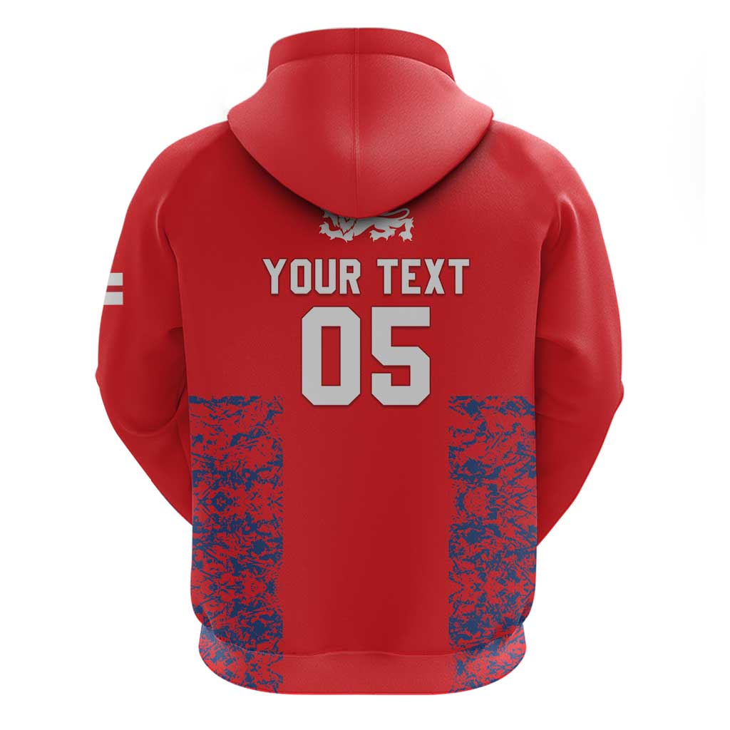 Custom England Cricket Hoodie Go Three Lions Simple Style LT05