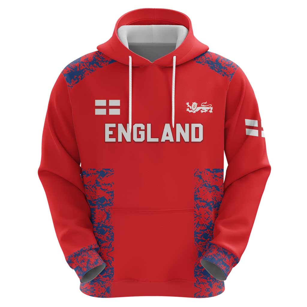 Custom England Cricket Hoodie Go Three Lions Simple Style LT05