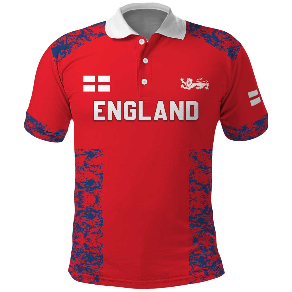 Custom England Cricket Polo Shirt Go Three Lions Simple Style LT05