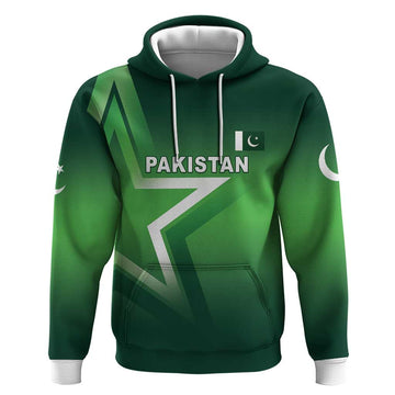 Custom Pakistan Cricket Hoodie Go Champions Shaheens LT05