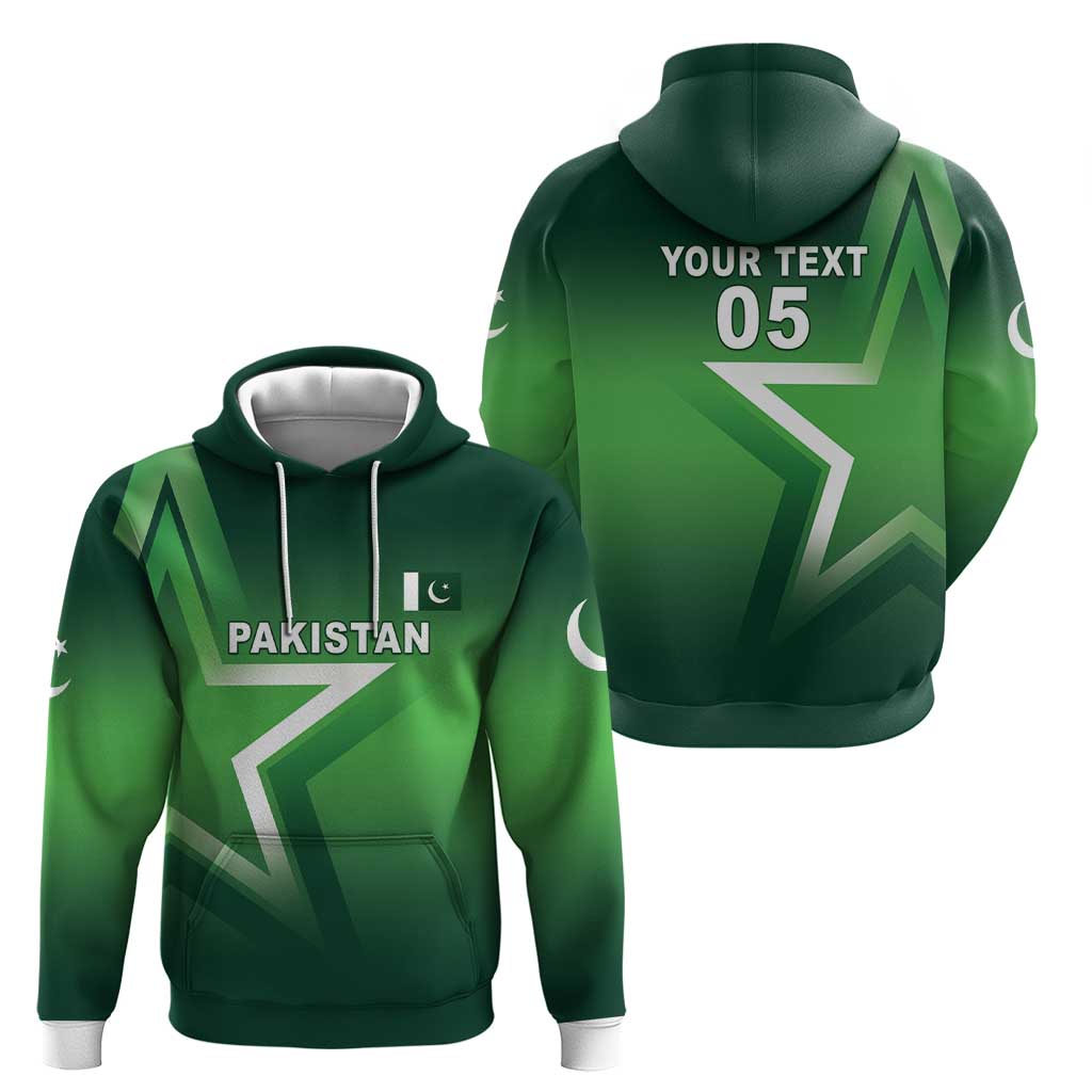 Custom Pakistan Cricket Hoodie Go Champions Shaheens LT05