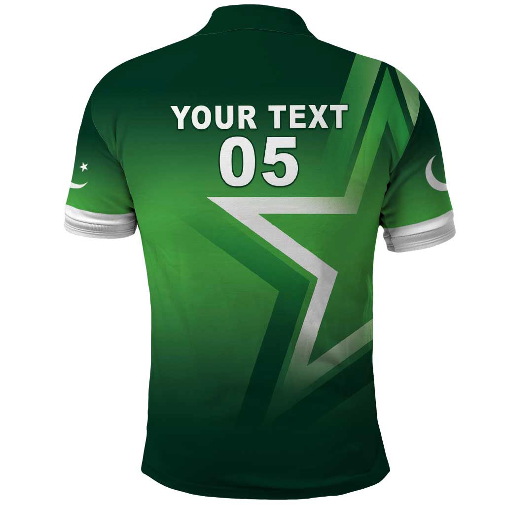 Custom Pakistan Cricket Polo Shirt Go Champions Shaheens LT05
