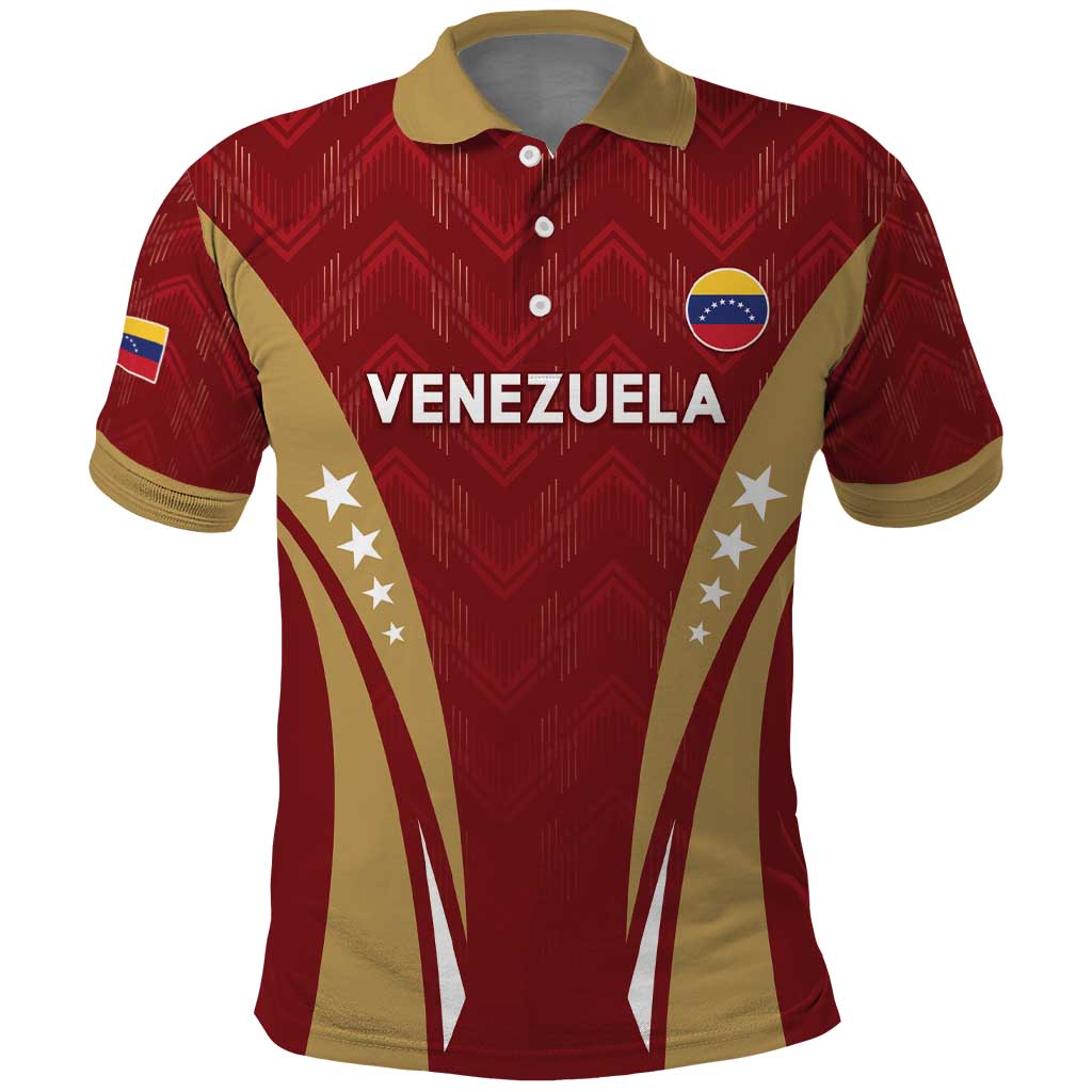 Custom Venezuela Football Polo Shirt Go Champions LT05