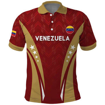 Custom Venezuela Football Polo Shirt Go Champions LT05