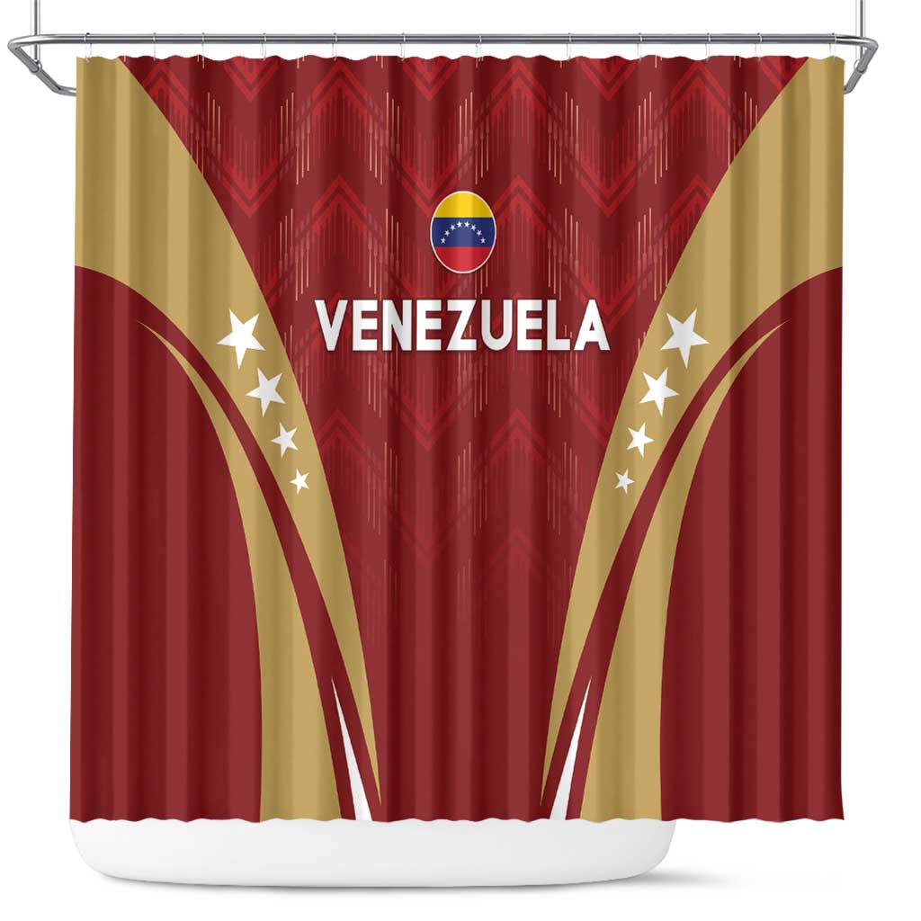 Venezuela Football Shower Curtain Go Champions LT05