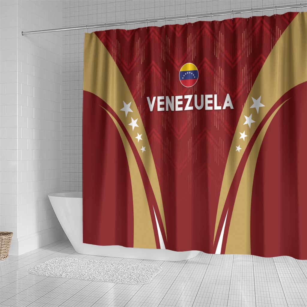 Venezuela Football Shower Curtain Go Champions LT05