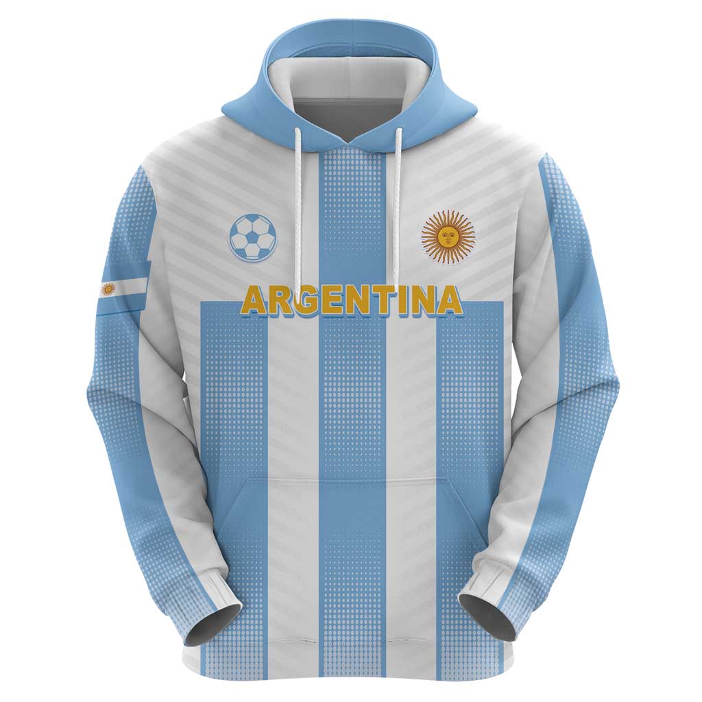 Custom Argentina Football Hoodie Albiceleste Unique Style LT05