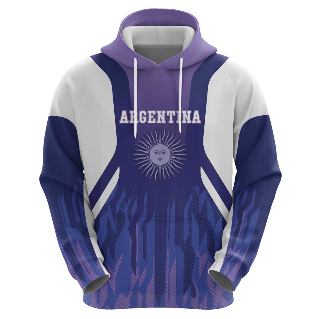 Custom Argentina 2025 Football Hoodie Purple Version LT05