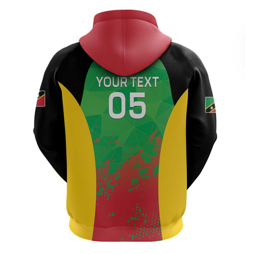 Custom Saint Kitts and Nevis Cricket Hoodie Simple Style LT05