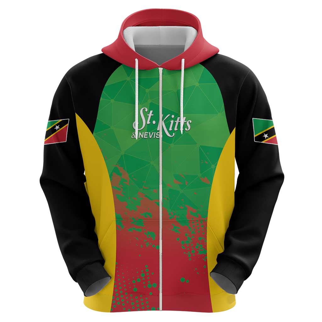 Custom Saint Kitts and Nevis Cricket Hoodie Simple Style LT05