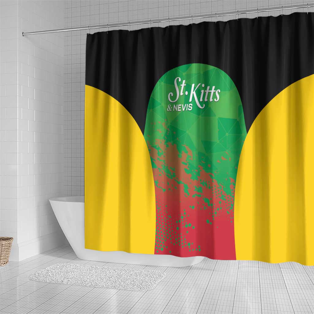 Saint Kitts and Nevis Cricket Shower Curtain Simple Style LT05