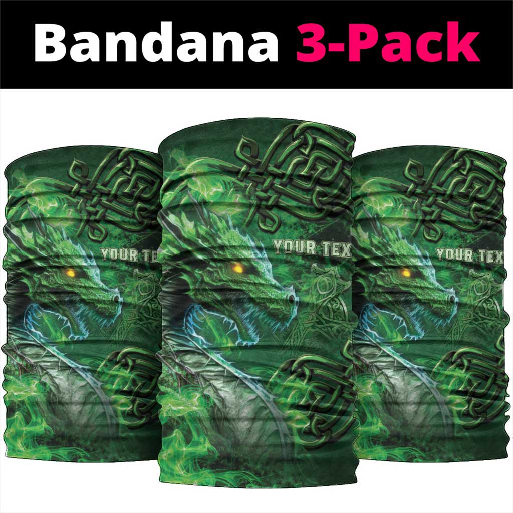 Personalized Ireland Celtic Neck Gaiter Irish Roots Dragon Soul LT05