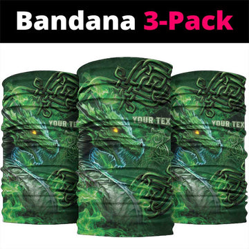 Personalized Ireland Celtic Neck Gaiter Irish Roots Dragon Soul LT05